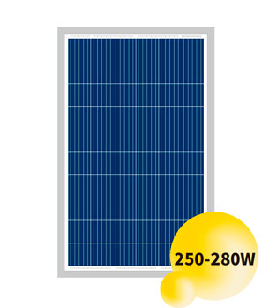 Ordinary solar panels composed of 60 polycrystalline silicon cells are 250w, 255w, 260w, 265w, 270w, 275w, and 280w. They are often used in 3-5kw home roof gri... solarbornenergy.com/products/255w-… #chinasolarpanel