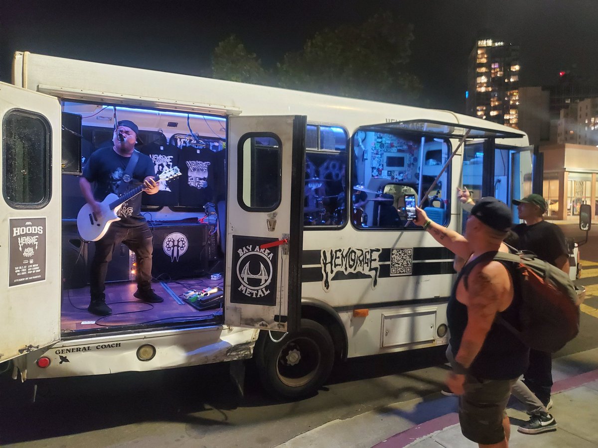 Fastbreakrecord's tweet photo. Caught @hemorageSF last night outside the Oakland show. You guys come to the East Coast. Hit us up. #hemorage #hardcore #thrash #furyoffive #etownconcrete #lionheart #Northernalliance #polishclubshows https://t.co/fomUaSRdPG