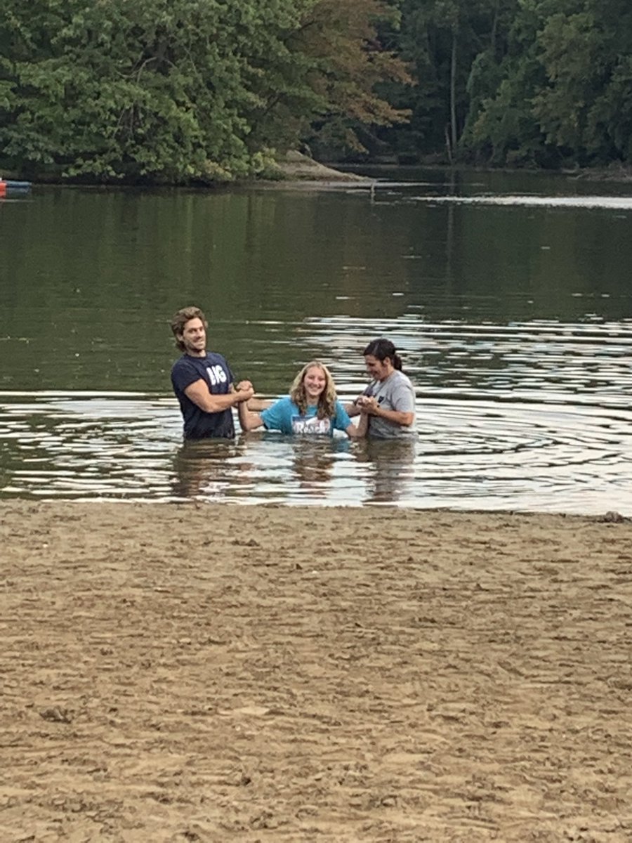 Very proud of my brother! Got a little choked up watching him baptize some of his kids in his youth class! Keep rocking on and serving God and others!