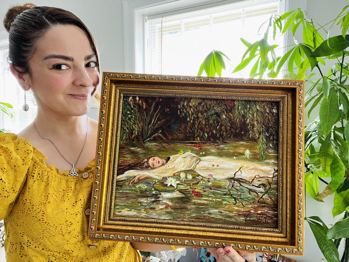 valeartist_'s tweet image. Sold!  💛🙏🏻
My beloved painting Ophelia is ready to go to a new home. Thank you so much for buying my art! 💛🙏🏻 #ophelia #paining #paintingoftheday #artist #ArtistOnTwitter #oilpainting