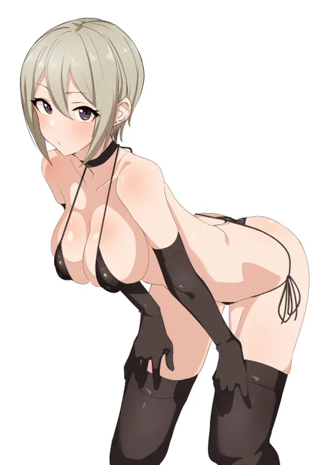 夜なべして描いた塩見周子さんです 
