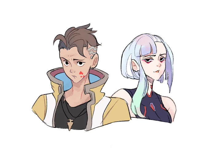 Started watching Cyberpunk Edgerunners last night after a bunch of people rec'd it (no spoilers tho! only halfway through) 