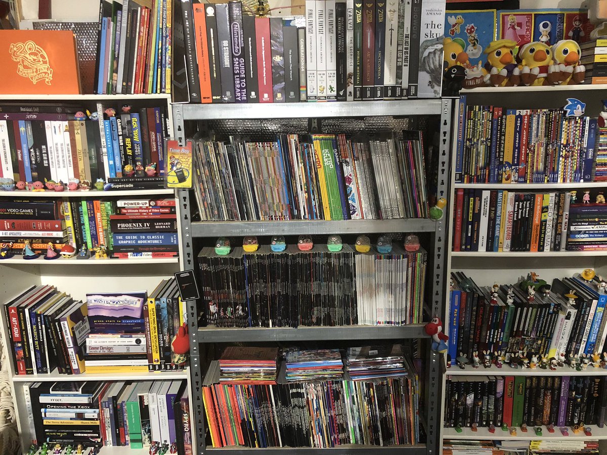Let’s see a pic of one of your bookshelves! 📚 

📕📗📘📙📕📗📘📙📕📗📘📙

#SundayShelfie #SundayShelves #BookTwitter #GameStudies #Games4Ed #GameHistory #Gaming