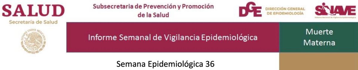 reypar's tweet photo. #Muertes #maternas en #México.
Semana epidemiológica 36, al 12 de septiembre de 2022. 

Causas: 
1.- #Preeclampsia
2.- #Hemorragia
3.- #Aborto

Tras dos años de pandemia debemos de retomar lo aprendido en las últimas décadas, así como la tendencia en la reducción de la 🧵 https://t.co/bUuasuP4fj