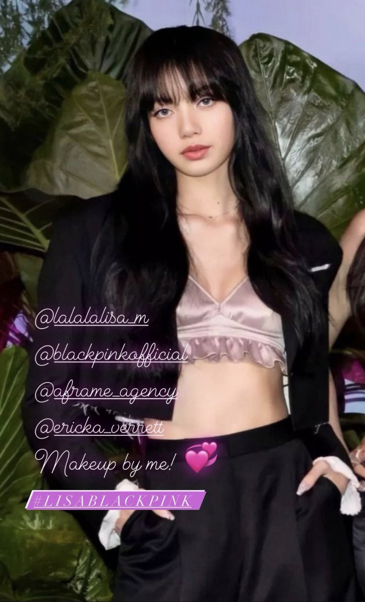 LaliceUpdates's tweet photo. [220919] - amberdmakeup IG story updates: 

“Makeup by me! 💞 #LISABLACKPINK”

“MASKED UP AND I’M STILL IN CELINE”

🔗 https://t.co/m8gZ1aDVtj
🔗 https://t.co/cuJ6ULyvjT

#블랙핑크리사 블랙핑크 리사
#리사 #LISA
#LALISA #MONEY 
@BLACKPINK https://t.co/DLHosuriPm