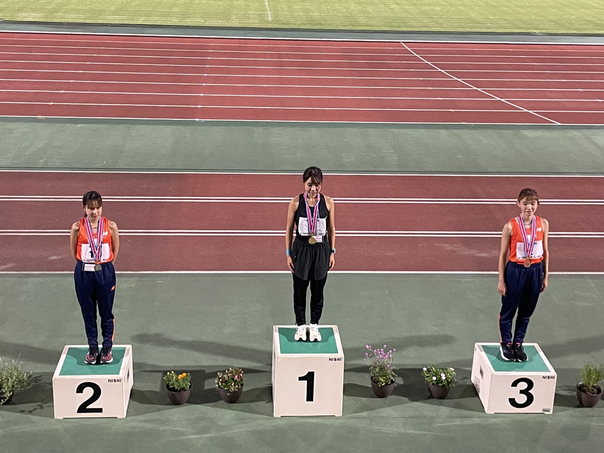 MATSU_coach's tweet photo. 関東学生新人陸上競技選手権
3000m
🏆優勝
中澤咲絵子(1)　9’37”45（PB）

#駿河台大学女子駅伝部
#強く楽しく美しく
#関東学生新人陸上
#関東新人
#女子駅伝
#大学駅伝 https://t.co/d2ONz4nxER