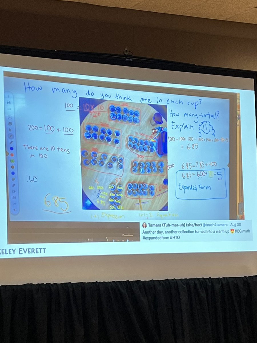 Number Sense and Math Routines!! Took away soooo much from my 2nd day of #CGI training!! Thank you @CotsenAoT #CotsenConnect @sanchezdragons