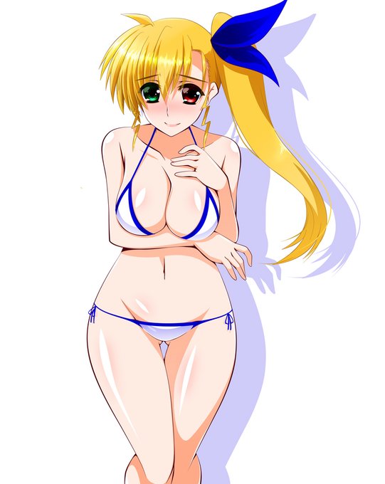 ヴィヴィオさんグラビア撮影中☆ 