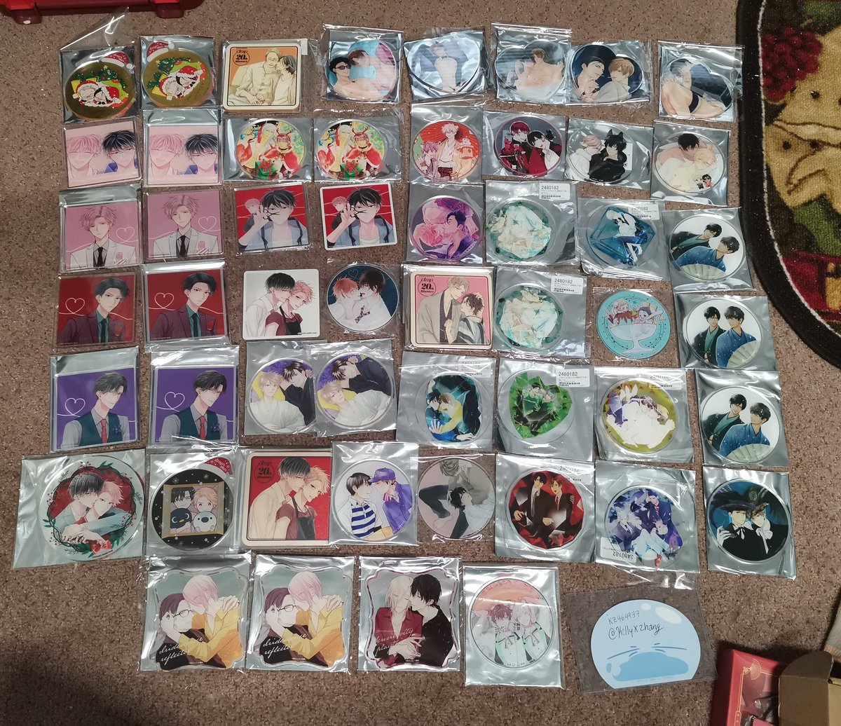 kellyxzhang's tweet photo. A bunch of #Yaoi items at various prices
A bunch more on-hand items for sale in photo album:
https://t.co/gZ7q6Lb19M
#boyslove #BLgoods #Yaoigoods #yaoimerch #BLmerch https://t.co/3dJkpVb3Te