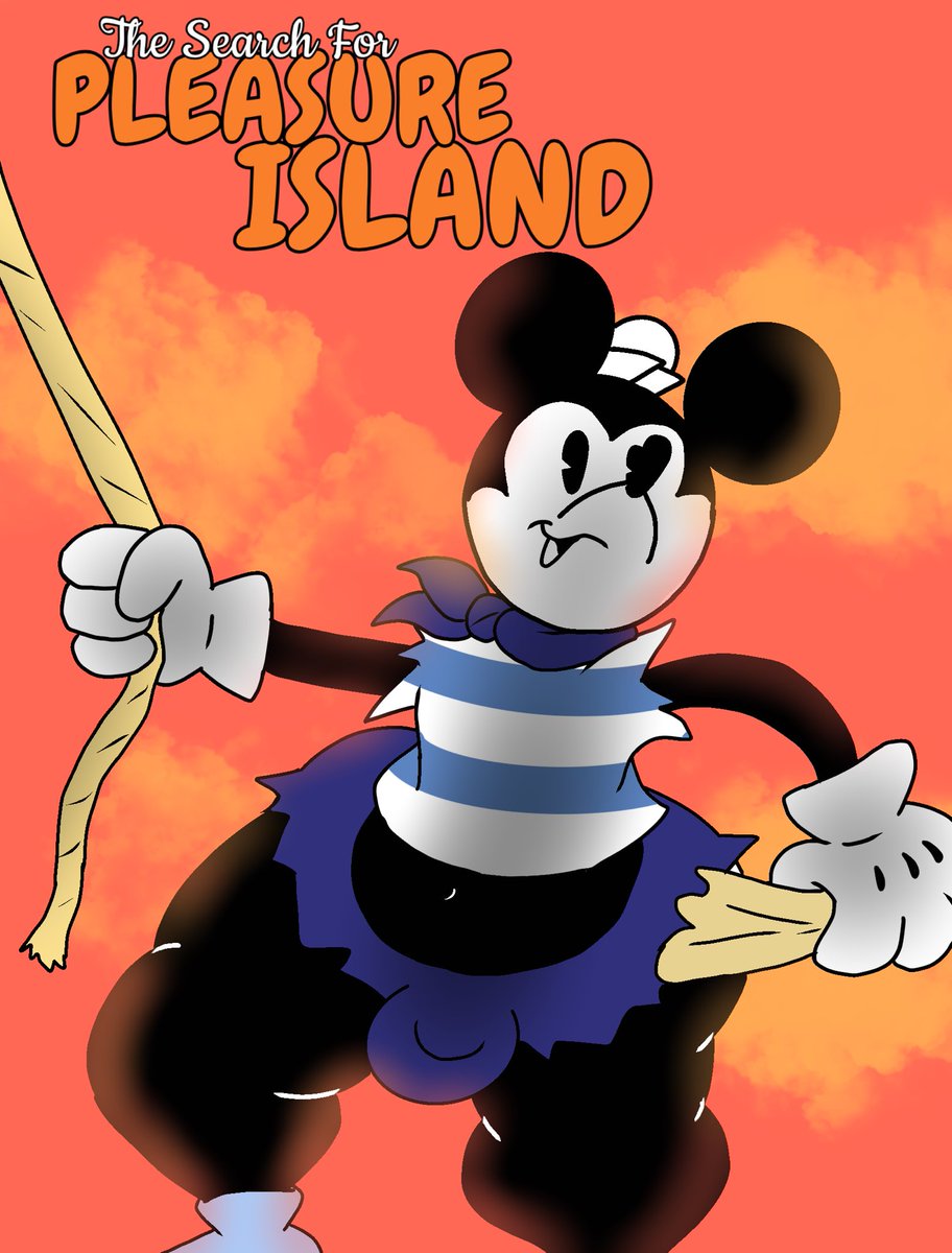 100acreW's tweet photo. The Search For Pleasure Island cover!
#Mitchell_Mouse #mouse #oc #thicc #pirate #sailor #cute #cover #comic #map #furryart #sky #rubberhose #bulge https://t.co/ja1lM10SSH