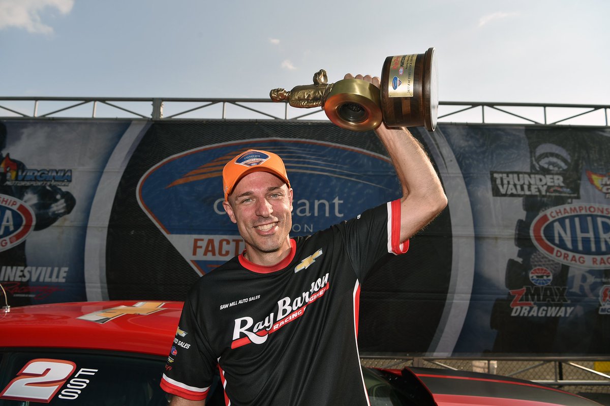 FactoryStockSho's tweet photo. Amazing weekend for David Barton. No. 1 qualifier and race win at @pepboysauto @nhra Nationals . Big points lead heading to last race of season. https://t.co/AZwXQusGeV