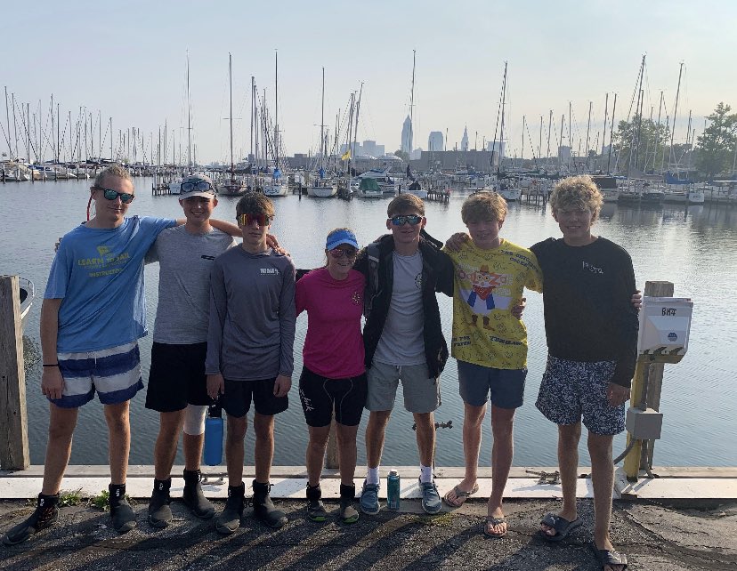 WKsailing's tweet photo. Some of the Kilbourne sailing team had the chance to face off against some of the very best sailors in the country this weekend in Cleveland.  They also faced some seriously strong wind today on Lake Erie.  A great and fun weekend!   #Itsworthit https://t.co/wipwSwUjSm