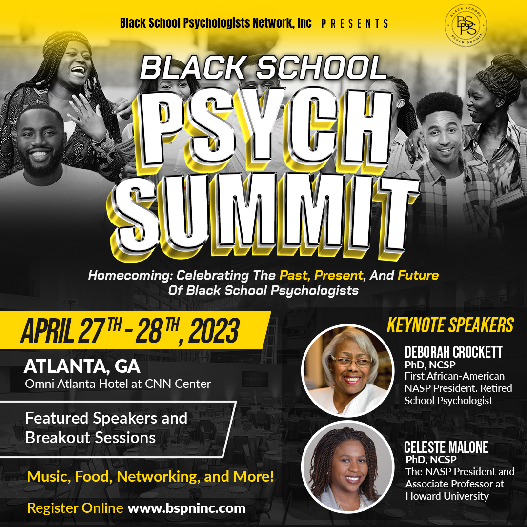 Black School Psychologists Network, Inc. on Twitter "SURPRISE, 