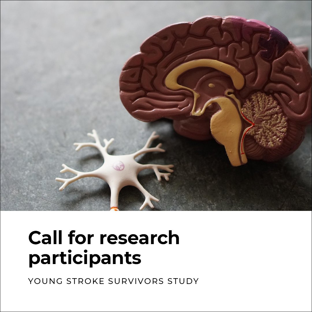 School of Health Sciences researchers are investigating the needs of young stroke survivors in Australia. If you're a young stroke survivor or a caregiver or health care professional working with young stroke survivors contact Dinah Amoah: 03 6324 5441 or Dinah.Amoah@utas.edu.au