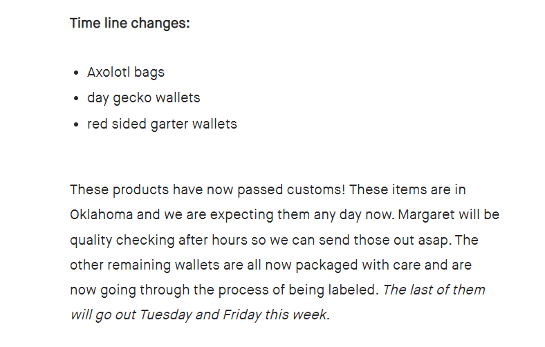 premiumberries's tweet photo. Can we just talk about how there's been absolutely nothing from @TeraTigerStudio about the products she claims she should have receieved almost two weeks ago now? The lies continue to stack. https://t.co/L7yoH68khO
