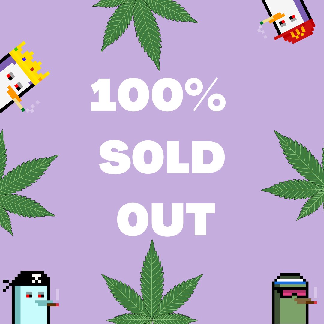 we're 100% S0LD OUT! Congratulations! 

Next up.. <a href="/MagicEden/">Magic Eden 🪄</a> #SOL