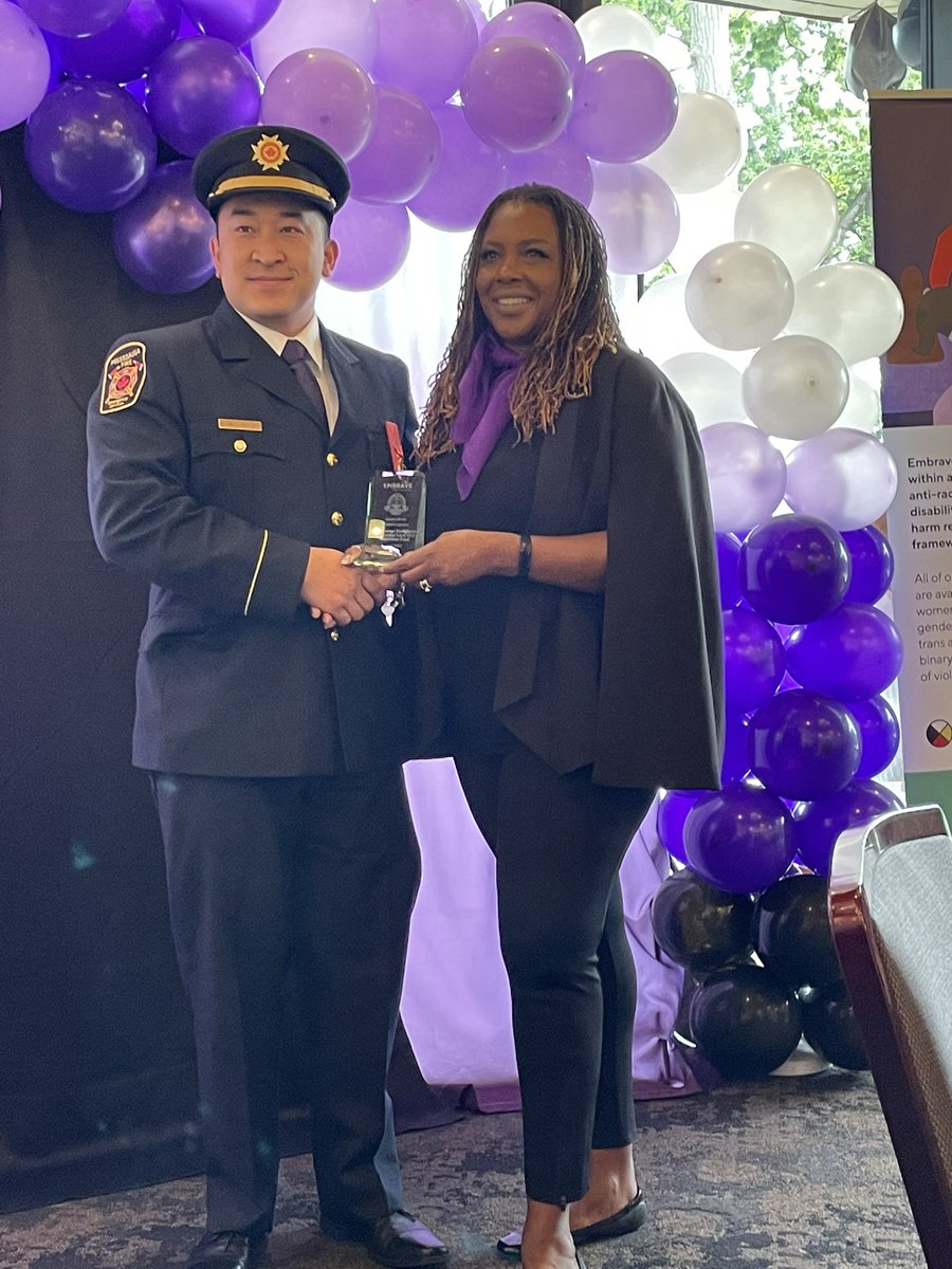 Little_Shubassi's tweet photo. Great luncheon supporting @Embrave_ca at the #PurpleTieAlly event. Passionate about ending gender based violence in our community. https://t.co/V2DZ5ZitCZ