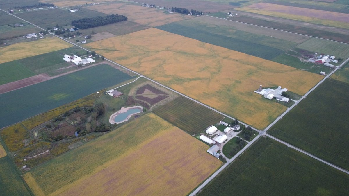 puttypalooza's tweet photo. First picture is from 2 weeks ago Labor Day weekend Sept. 4th and the second is from this evening Sept. 18th.  
#DaysAreGettingShorter 
#Harvest22IsComing https://t.co/Mk01Mt0kmn