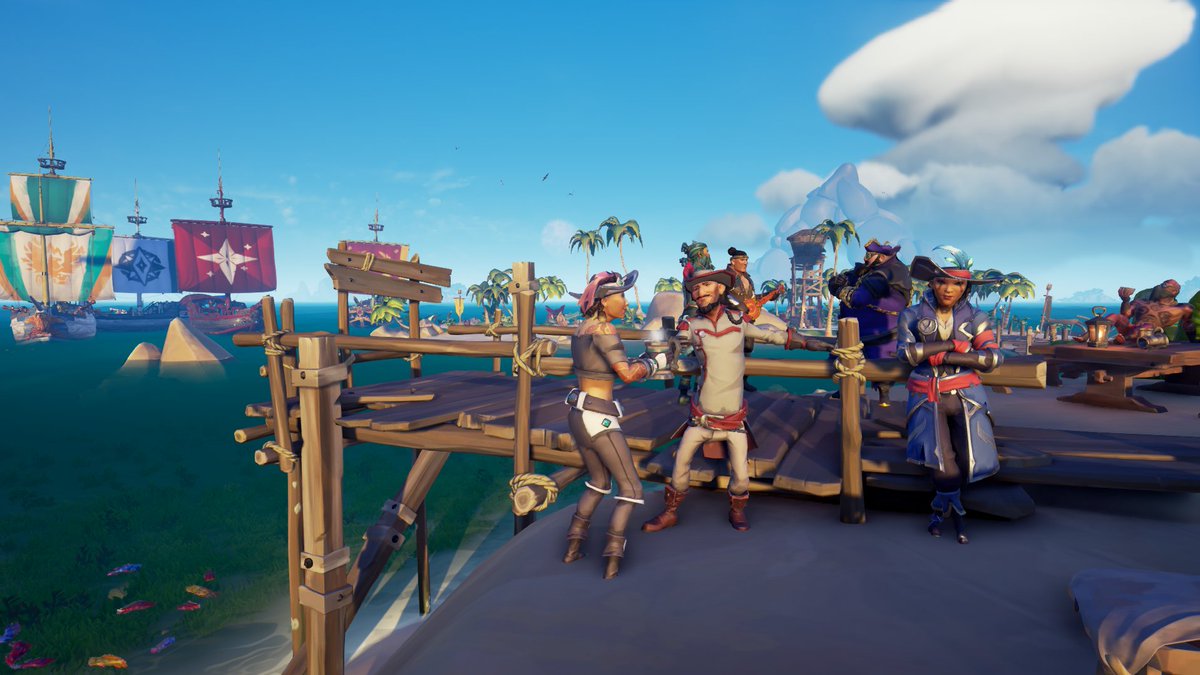 Colorful people, beautiful world. What makes the Sea of Thieves truly unique.

#sotshot <a href="/SeaOfThieves/">Sea of Thieves</a>