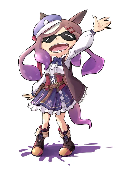 #ウマ娘 #マチカネタンホイザ #スプラトゥーン マチタンスプラ化してみた 