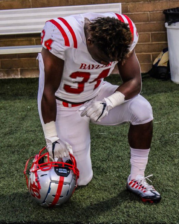 CalebHampton_'s tweet photo. Control what you can control. The rest is up to God. Thanks @recruit4TN for the pic. #Prayer #RebirthTheRedRaider @BaylorSchoolFB https://t.co/e1uvsYPwZz