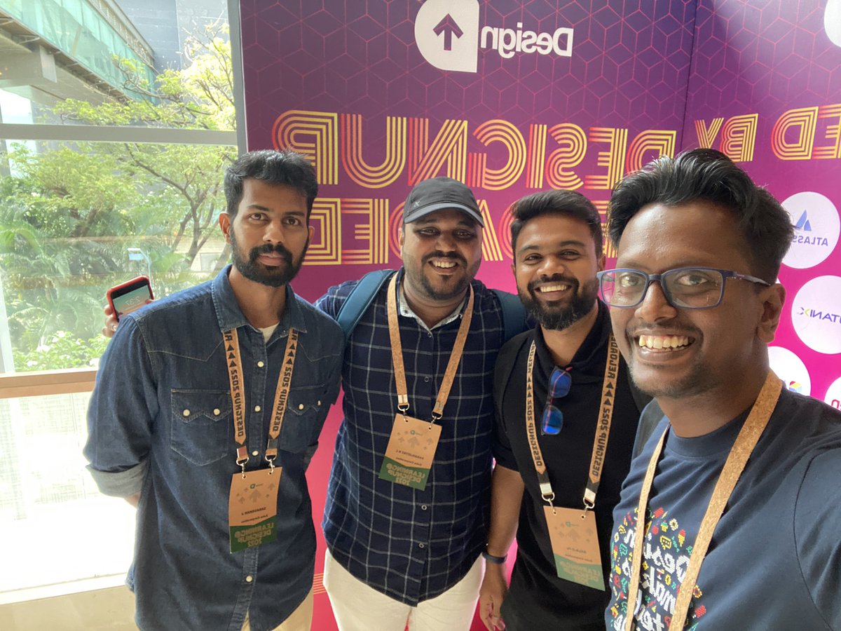vijay_bhaarath's tweet image. Had a blast meeting some amazing people in #DesignUp22 Made a lot of strong connections:) It’s nice to meet fellow designers in person and I am pumped with positive energy 🔥 Thankyou @DesignUpConf and the volunteers for putting up an amazing event 🎉🎉🎉🎉