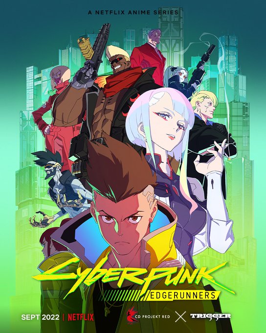 Few impressions of Netflix&rsquo;s new cartoon- Cyberpunk: Edgerunners  I'm halfway through, it&rsquo;s a lot of
