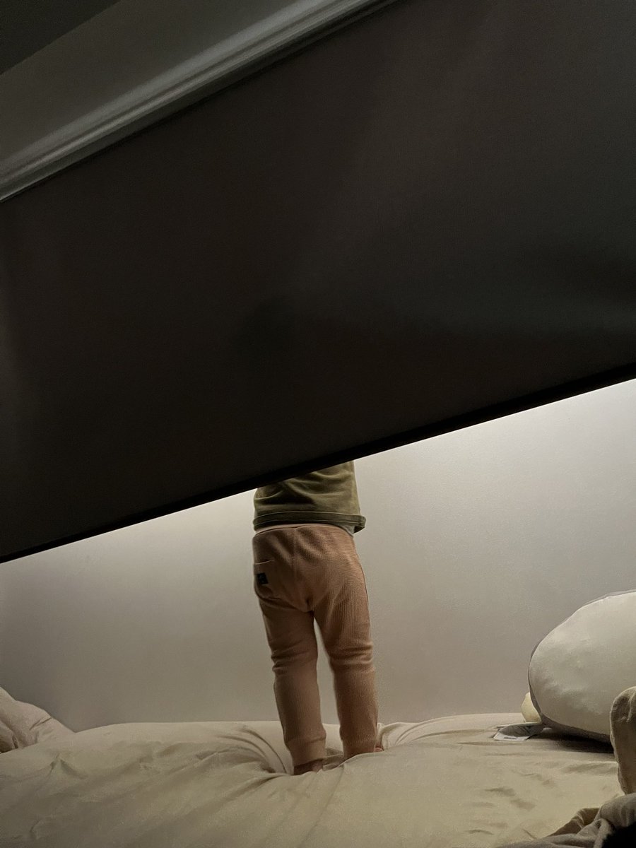 Mr_Pooo's tweet photo. 朝7時台に公園に連れて行きひたすら遊ばせ、昼食も目を擦りながら食べ、今日のお昼寝はスムーズだぞと意気揚々と寝室に連れてきた結果 https://t.co/6x7CNVo8tX