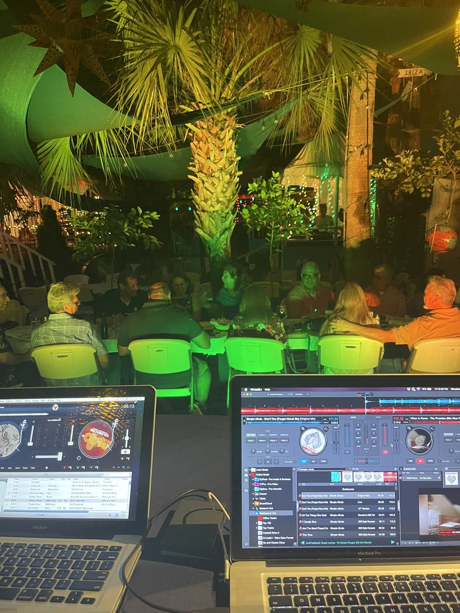 Hanging out…also playing some tunes.