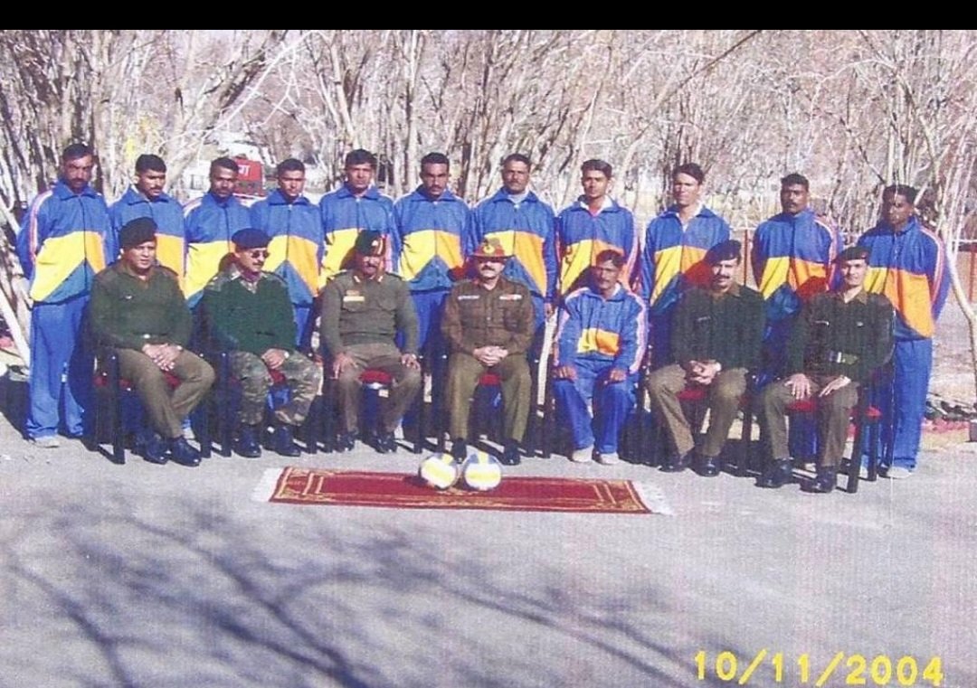 Vineet Sood on Twitter "Unit Volleyball team with Brig Deepak Khurana
