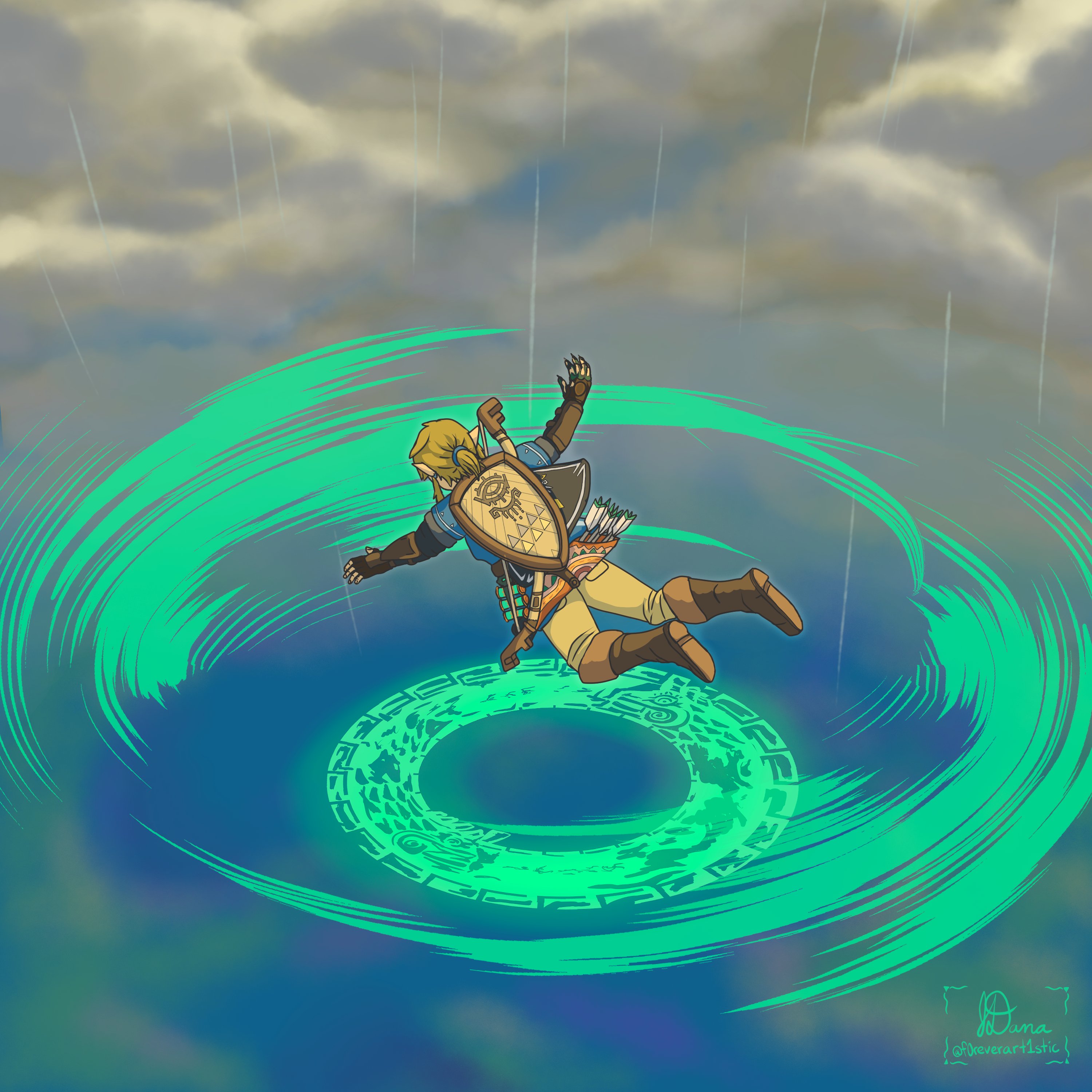 OC] Here is a little fanart of Link from the Legend of Zelda