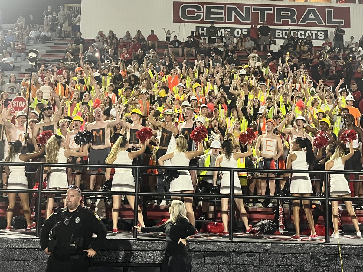 CHS_Cagle's tweet photo. Hey @5StarPreps you aren't going to find a better student section then @BOBCATNATION22!  After every game, home and away, you will find 3-4 seniors cleaning up the student section so others don't have to.  They need to be considered for student section of the week! https://t.co/7J8BGmwGlw