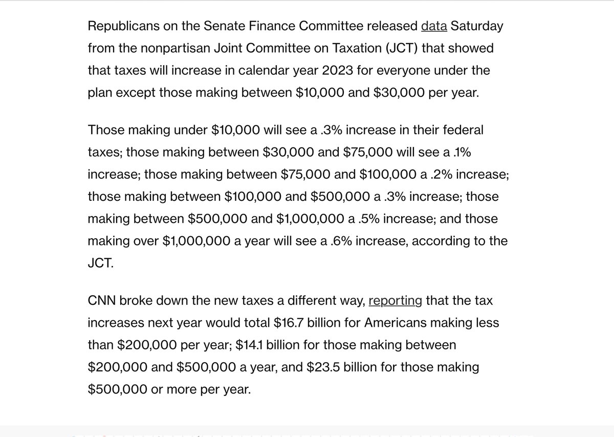 a_cornpop's tweet photo. Did Biden lie? Of course he did. Yes, everyone except those in the lowest tax bracket will have a tax increase. #BidenDestroysAmerica #bidenfactcheck #Bidenflation https://t.co/1rSp0Piass