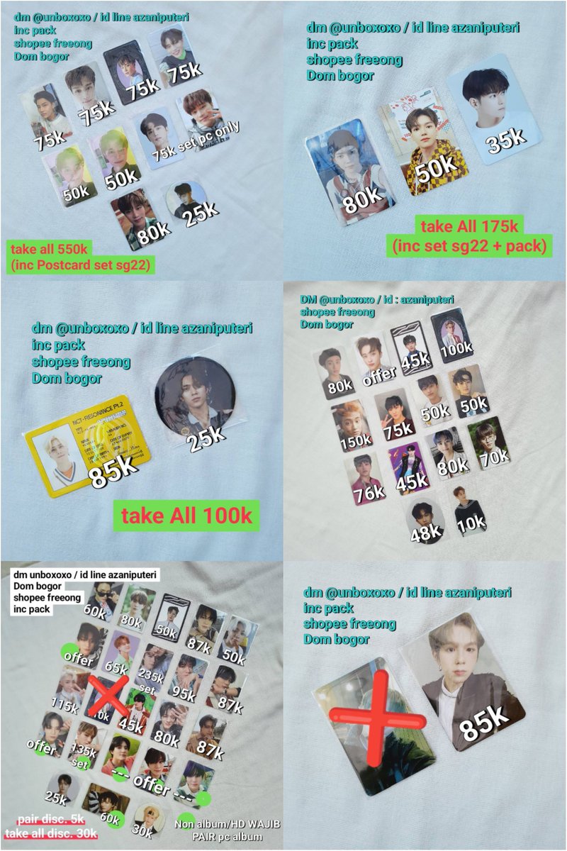 unboxoxo's tweet photo. @sellkpopfess https://t.co/j1qIA64RRT