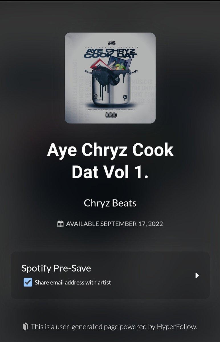 ChryzBeatz's tweet photo. #ayechryzcookdat volume one 12mid https://t.co/412IwAoVJM