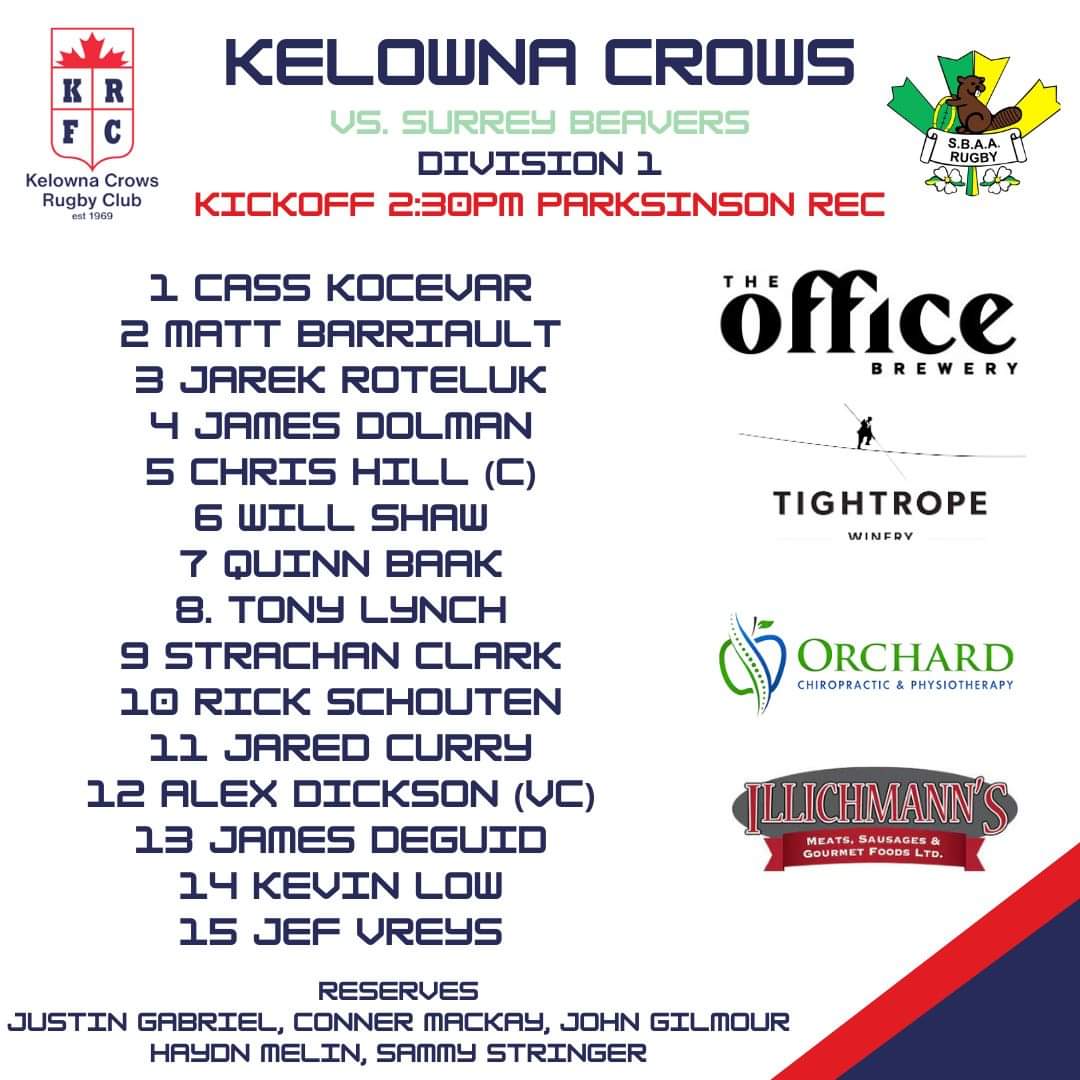 Kelowna Crows Rugby tweet media