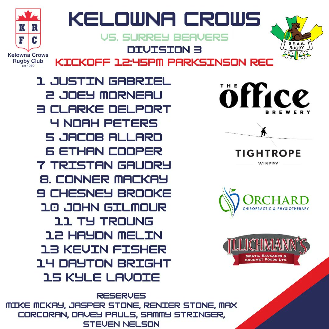 Kelowna Crows Rugby tweet media