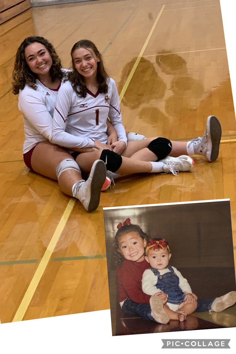 My gym rats are growing 😭😭 love that they had no problem retaking this for me today 🏐❤️💛🏐