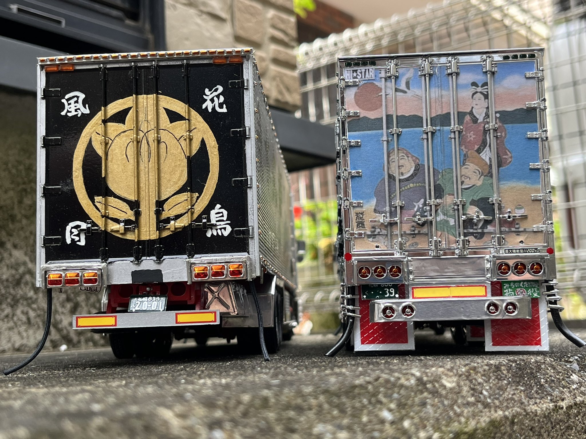 白銀社 スライド板 デコトラ 名刺板