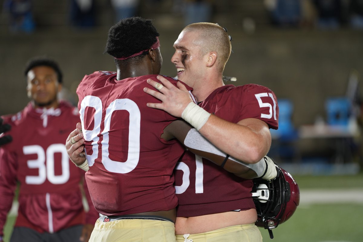 HarvardFootball's tweet photo. Friday Night W ๐ฅ
#GoCrimson | #OneCrimson
#HarvardMerrimack https://t.co/jgUJI00p1v
