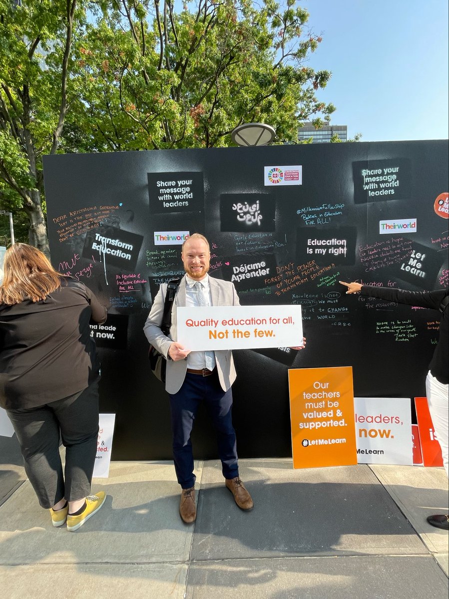 PeterEmmet's tweet photo. Awesome first day at the #transformingeducationsummit at the UN. What does it take to move from simply listening to youth… to empowering them as decision makers? #letmelearn ⁦@TheMVSchool⁩ ⁦@boywithaball⁩ https://t.co/BopMKUpIkR