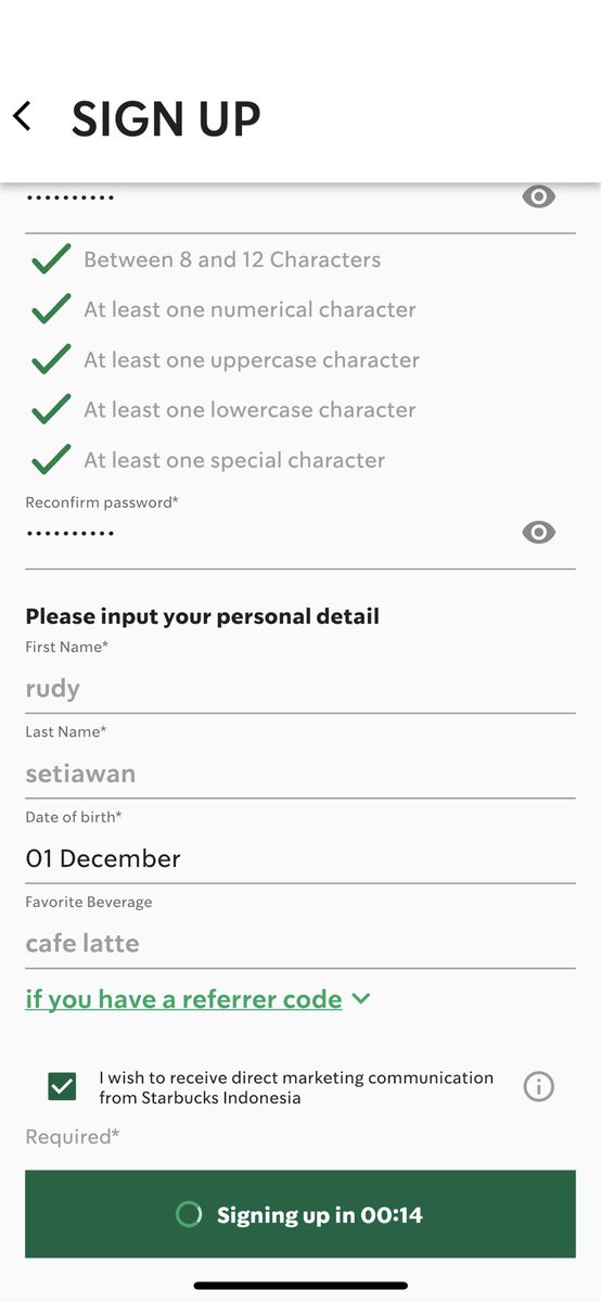 muruse112's tweet photo. @SbuxIndonesia setiap saya regist selalu gagal karna no hp/email. Padahal keduanya valid. Tolong bantuannya dong min https://t.co/q6IMItHwrF