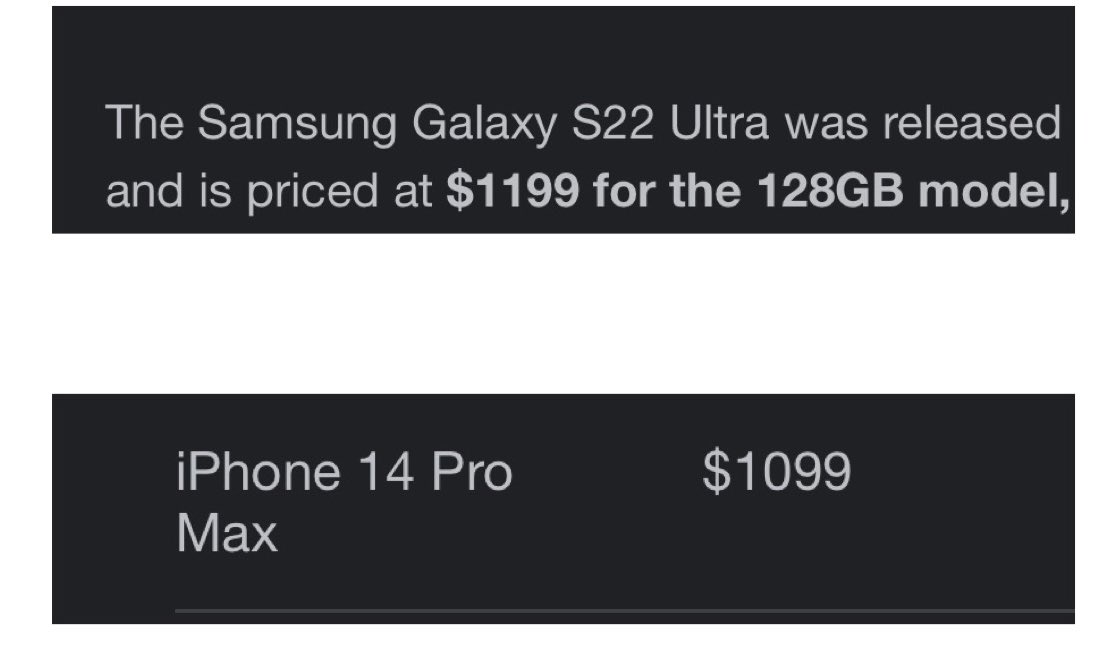 Overpriced, hm?