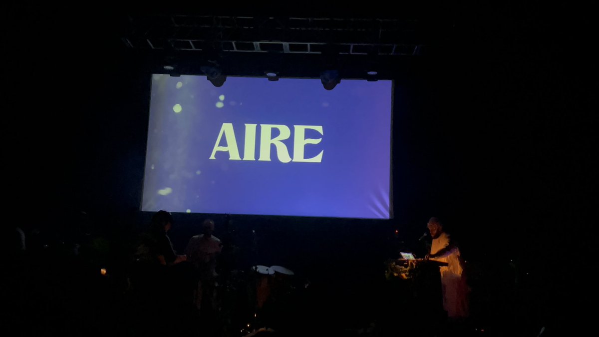 anaflizama's tweet photo. Bomba estereo making sure that the message is there ✨ #TMP19 https://t.co/Rep92IPKjV