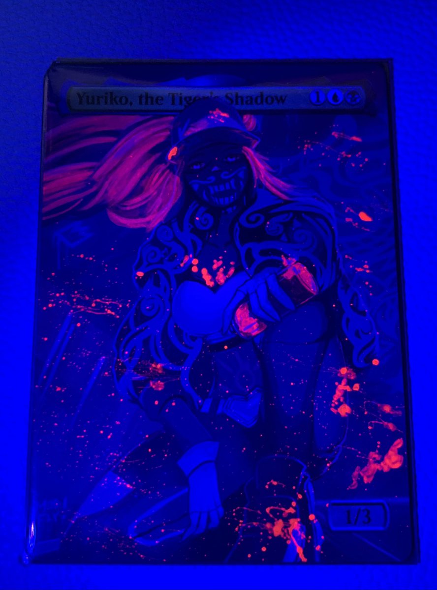 ABadSnip3r's tweet photo. Pictures don’t even do Justice to how amazing my new Yuriko came! Thank you so much @Modflyalters #MagicTheGathering #Yuriko #Edh https://t.co/JEqWYysB1G