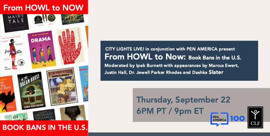 #BannedBooksWeek starts today and the stakes this year couldn't be higher as the effort to ban books rises across the country.

This week, City Lights and <a href="/PENamerica/">PEN America</a> join forces to present a powerful call to action to stand up for the freedom to read.

citylights.com/events/from-ho…