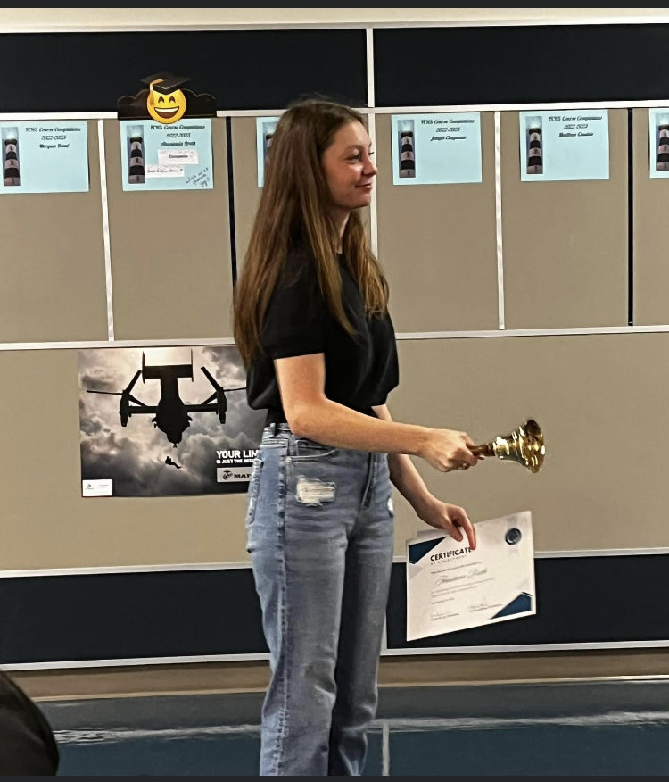 FCHS_Principal's tweet image. Congratulations to our first graduate of 2022-23!