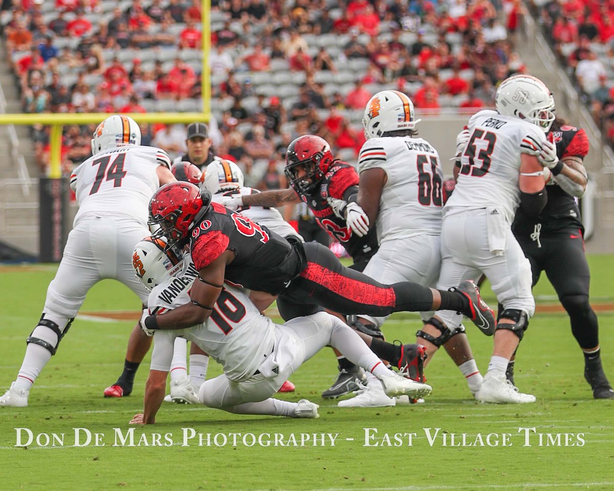 Don De Mars Photography (@dondemarsphoto) on Twitter photo Aztecs in Action <a href="/AztecFB/">San Diego State Football</a> <a href="/SnapdragonStdm/">Snapdragon Stadium</a>
# 90 DANIEL OKPOKO <a href="/Dan_okpoko/">Daniel Okpoko</a>
POSITION Defensive Line
HEIGHT 6-5
WEIGHT 255
CLASS Senior
HOMETOWN Saskatoon, Saskatchewan, Canada
HIGH SCHOOL St. Joseph's High
<a href="/EVT_News/">East Village Times</a> <a href="/TheSDSUPodcast/">The SDSU Podcast</a>
dondemarsphotography.com/2021-2022-Coll… Aztecs in Action <a href="/AztecFB/">San Diego State Football</a> <a href="/SnapdragonStdm/">Snapdragon Stadium</a>
# 90 DANIEL OKPOKO <a href="/Dan_okpoko/">Daniel Okpoko</a>
POSITION Defensive Line
HEIGHT 6-5
WEIGHT 255
CLASS Senior
HOMETOWN Saskatoon, Saskatchewan, Canada
HIGH SCHOOL St. Joseph's High
<a href="/EVT_News/">East Village Times</a> <a href="/TheSDSUPodcast/">The SDSU Podcast</a>
dondemarsphotography.com/2021-2022-Coll…