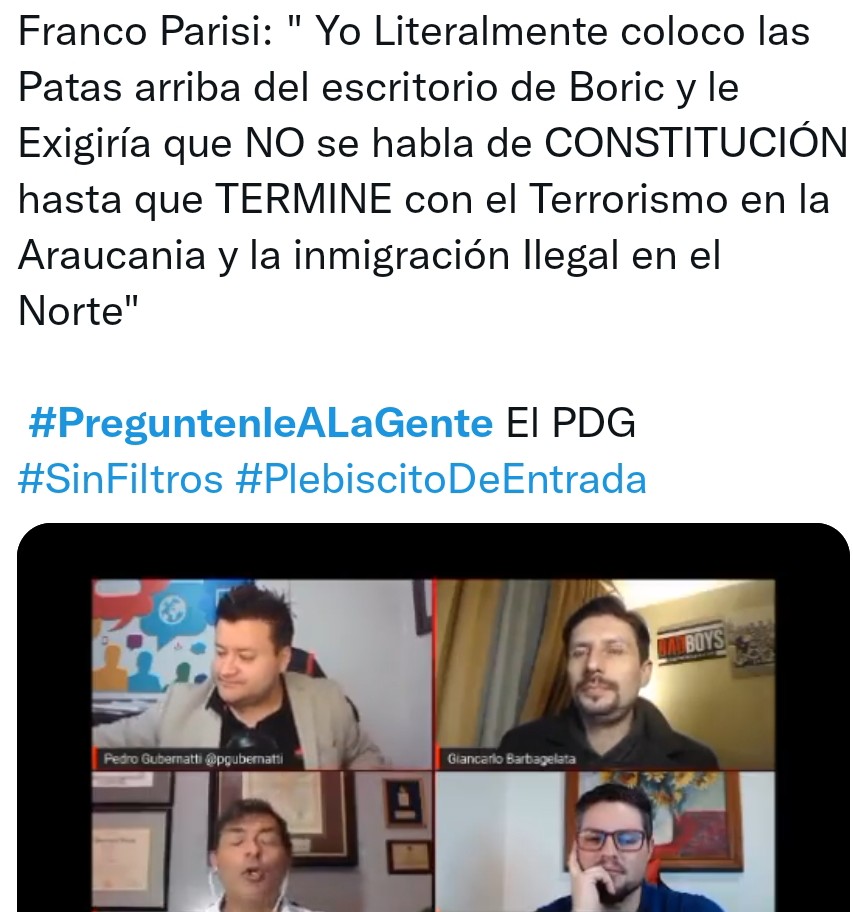 invermel's tweet photo. PARISI TIENE TODA LA RAZON....👏👏👏👏👏👏👍👍👍👍👍 https://t.co/N9xnHFU57T