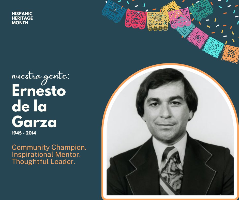 nwtexas's tweet photo. Nuestra Gente features inspiring Hispanic leaders.  Today we highlight Ernesto de la Garza, a leader committed to giving back to the community, serving in leadership roles w/ @neighborworks. NWAT is proud to sponsor the Ernesto de la Garza scholarship &amp; a #nextgeneration leader! https://t.co/IEZZQCiyE3